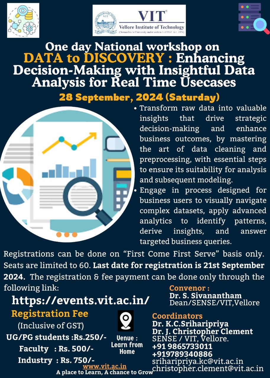 DATA to DISCOVERY: Enhancing Decision making with insightful Data Analysis for real time usecases 2024